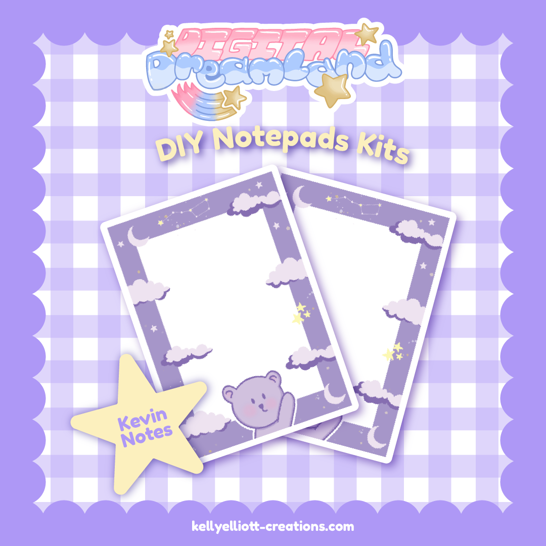 KEVIN - DIY Notepad Kit | Digital Download & How To Manual
