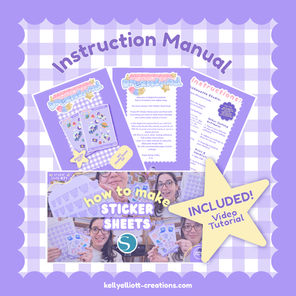 SPACED OUT - DIY Sticker Sheet Kit | Digital Download with Cut Files